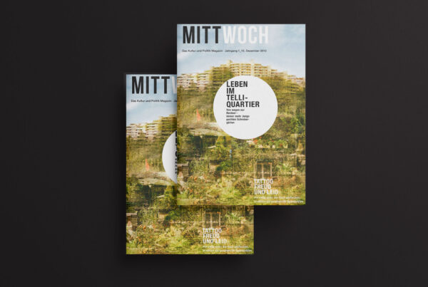 Magazin Mittwoch Konzept und Gestaltung Cover
